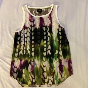 Womens Mossimo Multicolored Sleveless Top - Size XS